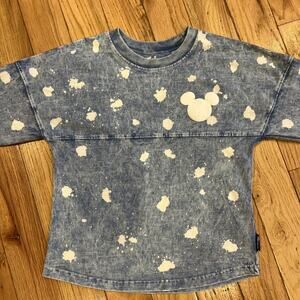 Disney Parks Disneyland Exclusive Denim Bleach Spirit Jersey Youth M (7/8)